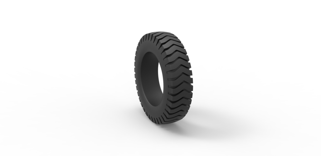 Diecast semi truck tire 4 Scale 1:25 3D Print 495764