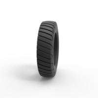 Semi truck tire 5 Scale 1:25 - Thumbnail 3