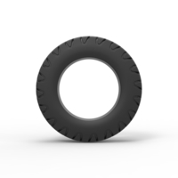 Semi truck tire 5 Scale 1:25 - Thumbnail 5