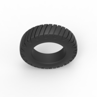 Semi truck tire 5 Scale 1:25 - Thumbnail 6