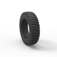 Semi truck tire 5 Scale 1:25 - Thumbnail 8