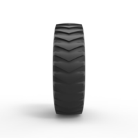 Pulling tractor rear tire 10 Scale 1:25 - Thumbnail 4