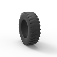 Pulling tractor rear tire 10 Scale 1:25 - Thumbnail 8