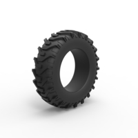 Pulling tractor rear tire 11 Scale 1:25 - Thumbnail 2