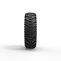 Pulling tractor rear tire 11 Scale 1:25 - Thumbnail 4