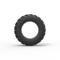 Pulling tractor rear tire 11 Scale 1:25 - Thumbnail 5