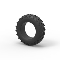 Pulling tractor rear tire 11 Scale 1:25 - Thumbnail 7