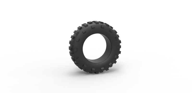 Offroad tire 59 Scale 1:25
