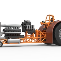 Pulling tractor with V12 and V8 engines 1:25 - Thumbnail 2