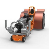 Pulling tractor with V12 and V8 engines 1:25 - Thumbnail 4