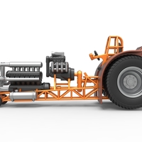 Pulling tractor with V12 and V8 engines 1:25 - Thumbnail 8