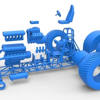 Pulling tractor with V12 and V8 engines 1:25 - Thumbnail 15