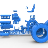 Pulling tractor with V12 and V8 engines 1:25 - Thumbnail 19