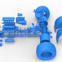 Pulling tractor with V12 and V8 engines 1:25 - Thumbnail 20