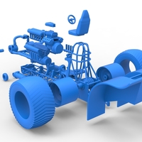 Pulling tractor with V12 and V8 engines 1:25 - Thumbnail 21