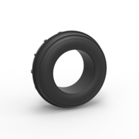 Diecast dune buggy front tire 3 Scale 1:25 - Thumbnail 1