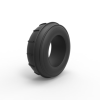 Diecast dune buggy front tire 3 Scale 1:25 - Thumbnail 2