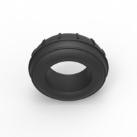 Diecast dune buggy front tire 3 Scale 1:25 - Thumbnail 6