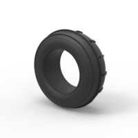 Diecast dune buggy front tire 3 Scale 1:25 - Thumbnail 7