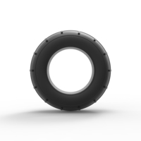 Diecast dune buggy front tire 3 Scale 1:25 - Thumbnail 10