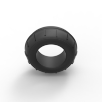 Diecast dune buggy front tire 3 Scale 1:25 - Thumbnail 11