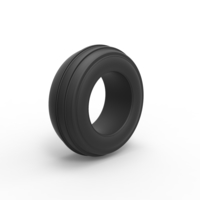 Diecast dune buggy front tire 4 Scale 1:25 - Thumbnail 2