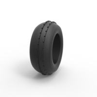 Diecast dune buggy front tire 5 Scale 1:25 - Thumbnail 3