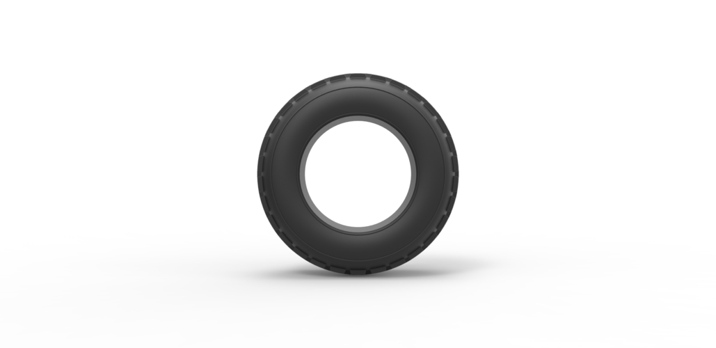 Diecast dune buggy front tire 5 Scale 1:25 3D Print 496042
