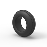 Diecast dune buggy front tire 5 Scale 1:25 - Thumbnail 7