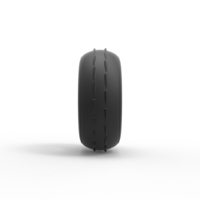 Diecast dune buggy front tire 6 Scale 1:25 - Thumbnail 4