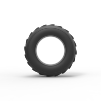 Diecast dune buggy front tire 6 Scale 1:25 - Thumbnail 5