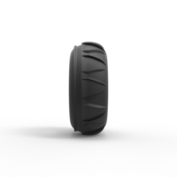 Diecast dune buggy front tire 7 Scale 1:25 - Thumbnail 4