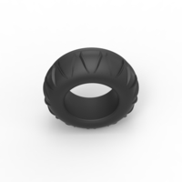 Diecast dune buggy front tire 7 Scale 1:25 - Thumbnail 6