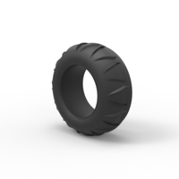 Diecast dune buggy front tire 7 Scale 1:25 - Thumbnail 7