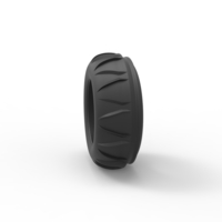 Diecast dune buggy front tire 7 Scale 1:25 - Thumbnail 8