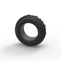 Diecast dune buggy front tire 7 Scale 1:25 - Thumbnail 10
