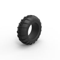 Diecast dune buggy front tire 9 Scale 1:25 - Thumbnail 2