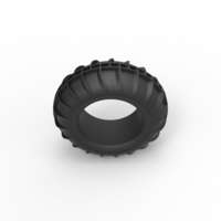 Diecast dune buggy front tire 9 Scale 1:25 - Thumbnail 6