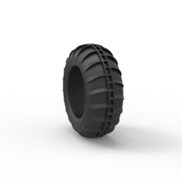 Diecast dune buggy front tire 9 Scale 1:25 - Thumbnail 8