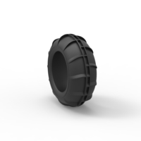 Diecast dune buggy front tire 11 Scale 1:25 - Thumbnail 8