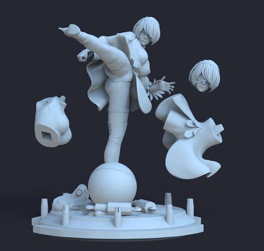 Nier 2B Automata 3D Print 496186