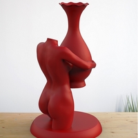 Desnudo y florero - Thumbnail 1