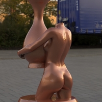 Desnudo y florero - Thumbnail 2