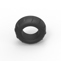 Diecast dune buggy front tire 12 Scale 1:25 - Thumbnail 6