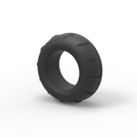 Diecast dune buggy front tire 12 Scale 1:25 - Thumbnail 7