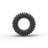 Diecast Dune buggy rear tire 30 Scale 1:25 - Thumbnail 5