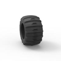 Diecast Dune buggy rear tire 30 Scale 1:25 - Thumbnail 8
