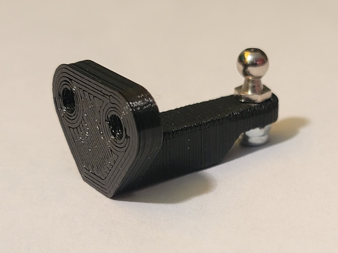 3d printed traxxas trx4m raised hitch mount by nick s hobbies pinshape