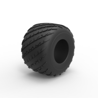 Diecast Monster Jam tire 20 Scale 1:25 - Thumbnail 2