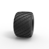 Diecast Monster Jam tire 20 Scale 1:25 - Thumbnail 3